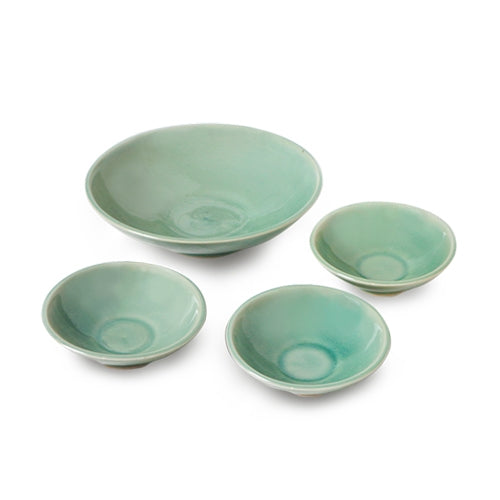 Goryeo[Korean] Celadon Salad bowl 4pcs Set