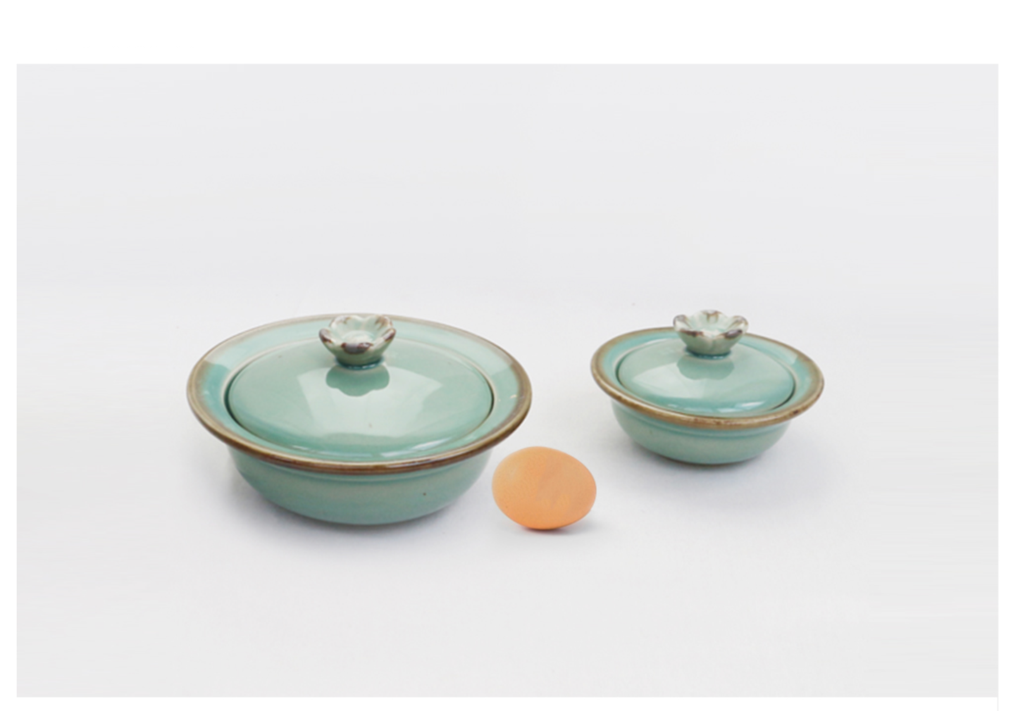 Goryeo[Korean] Celadon Flower steamer Set