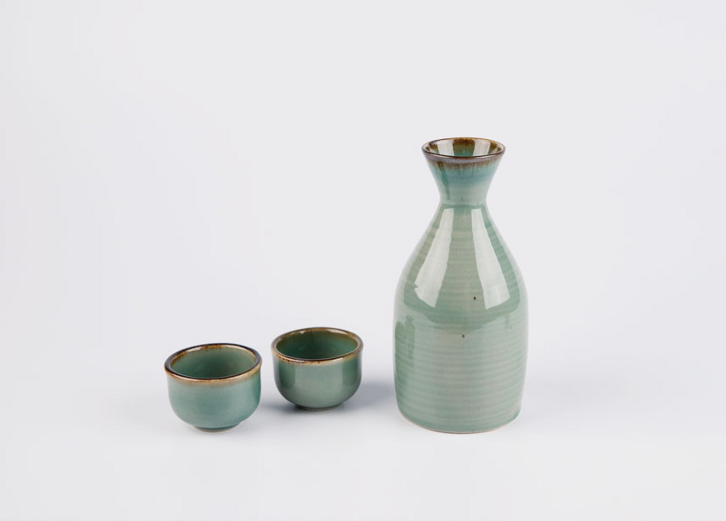 Goryeo[Korean] Celadon Drinking Bottle & Cup Set