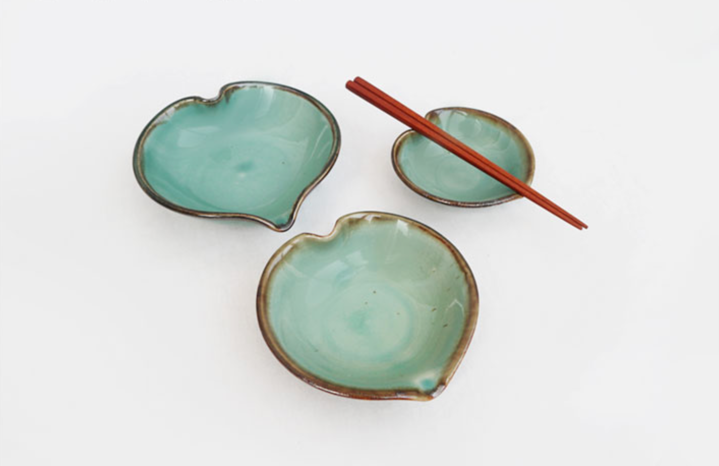 Goryeo[Korean] Celadon Peach 3pcs Set