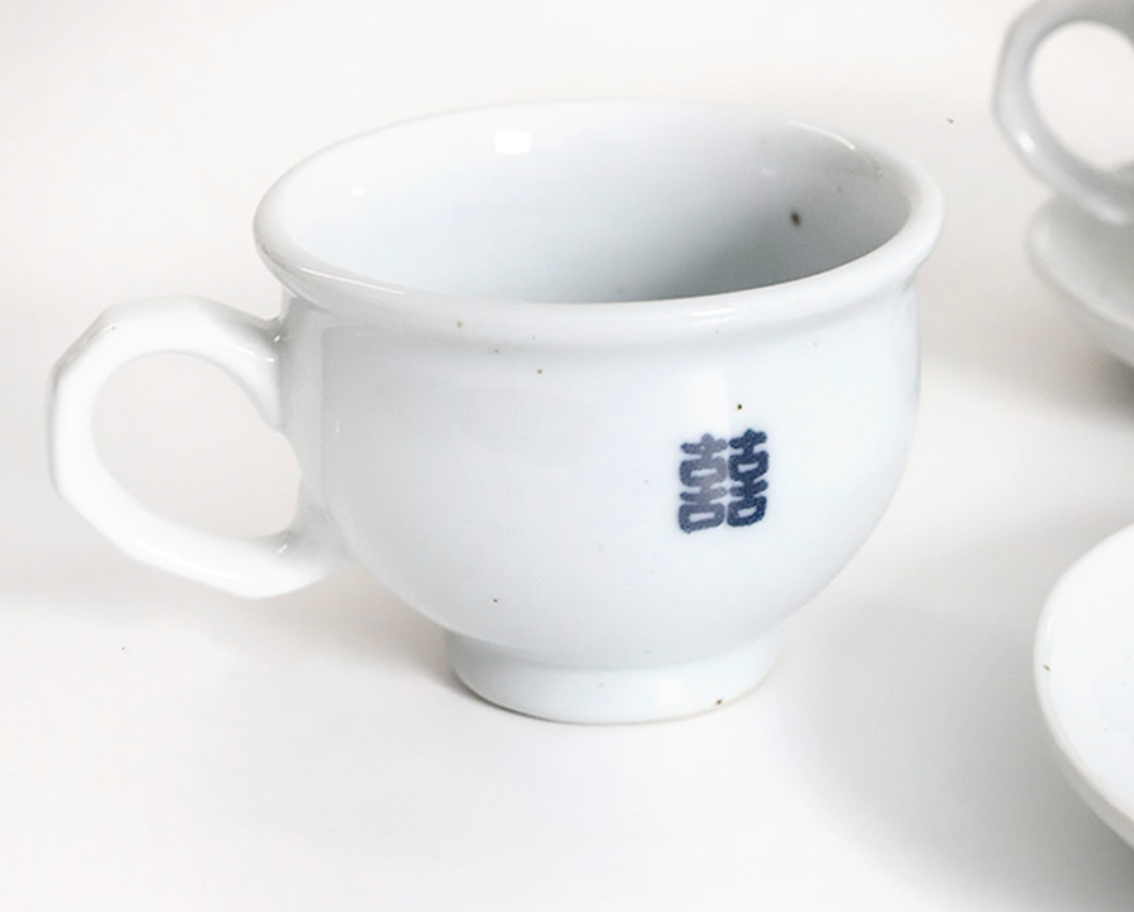 Goryeo[Korean] White porcelain Hee coffee cup