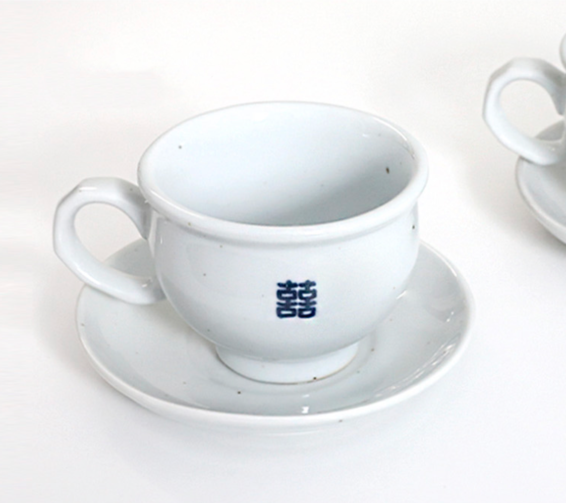 Goryeo[Korean] White porcelain Hee coffee cup