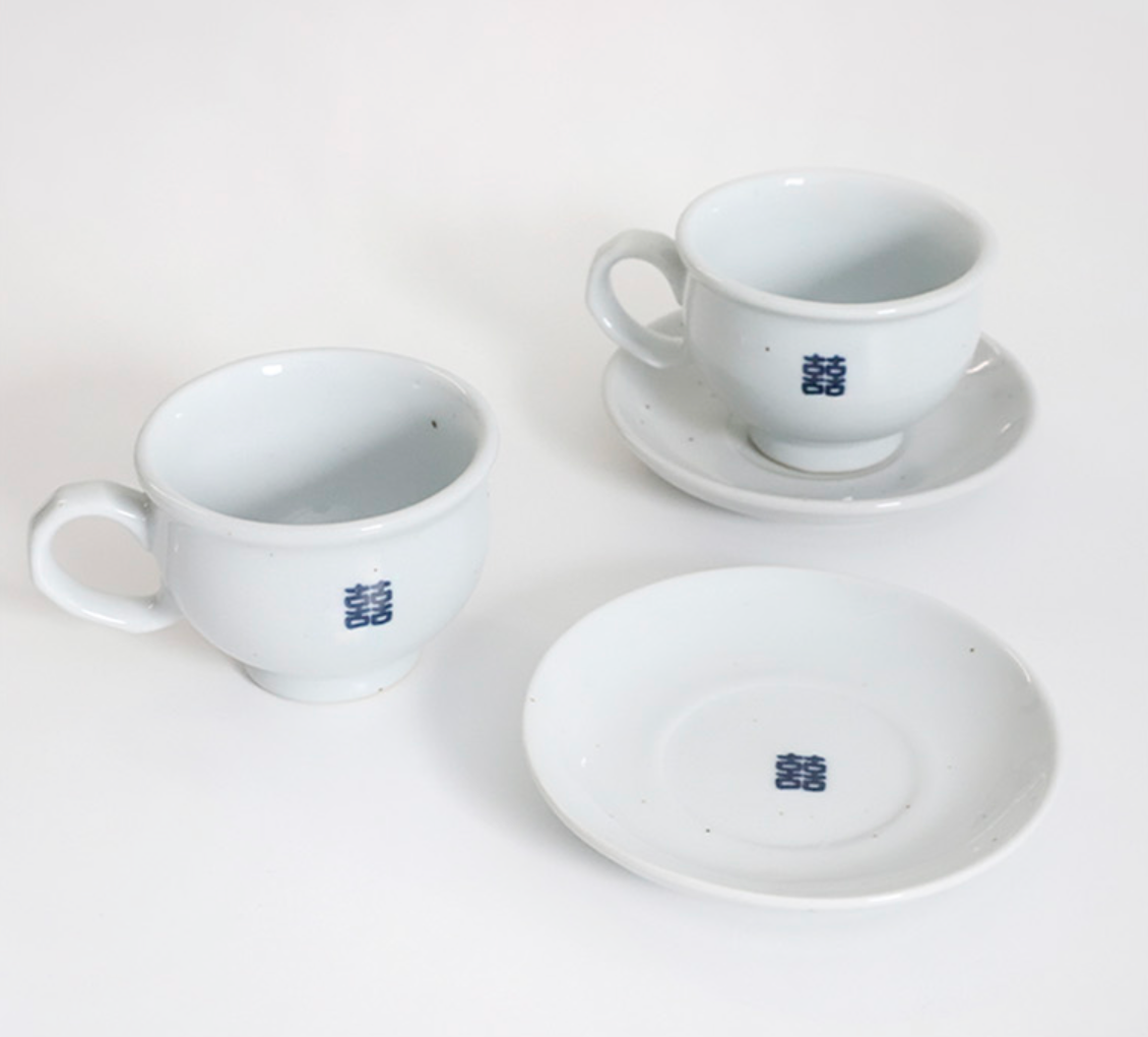 Goryeo[Korean] White porcelain Hee coffee cup