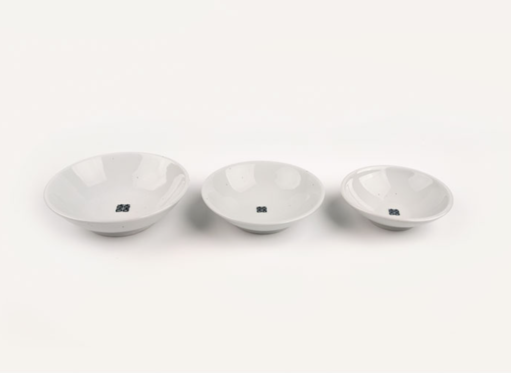 Goryeo[Korean] White porcelain Hee Bowl 3pcs Set