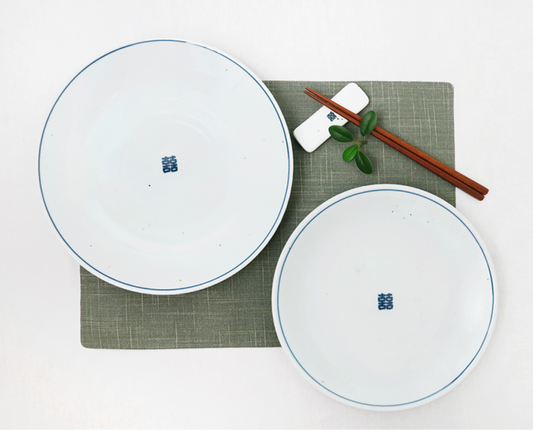 Goryeo[Korean] White porcelain Hee plate 6pcs Set