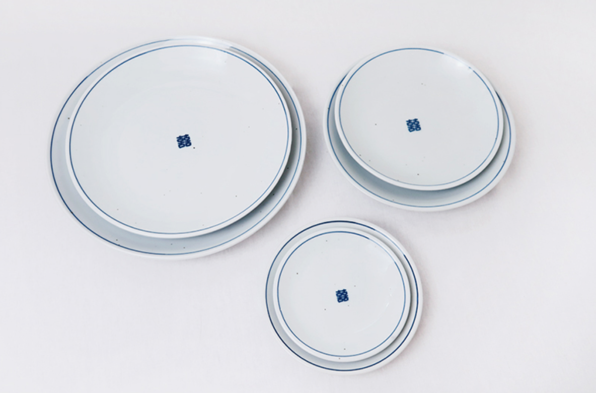 Goryeo[Korean] White porcelain Hee plate 6pcs Set