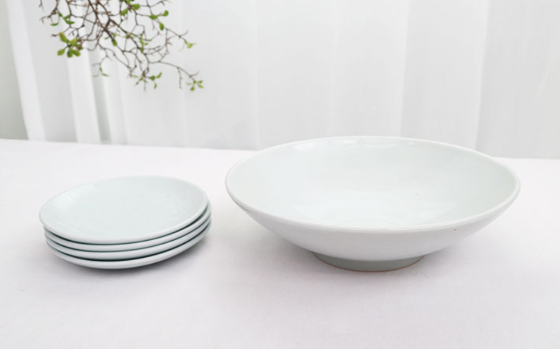 Goryeo[Korean] White porcelain Salad bowl 5pcs Set