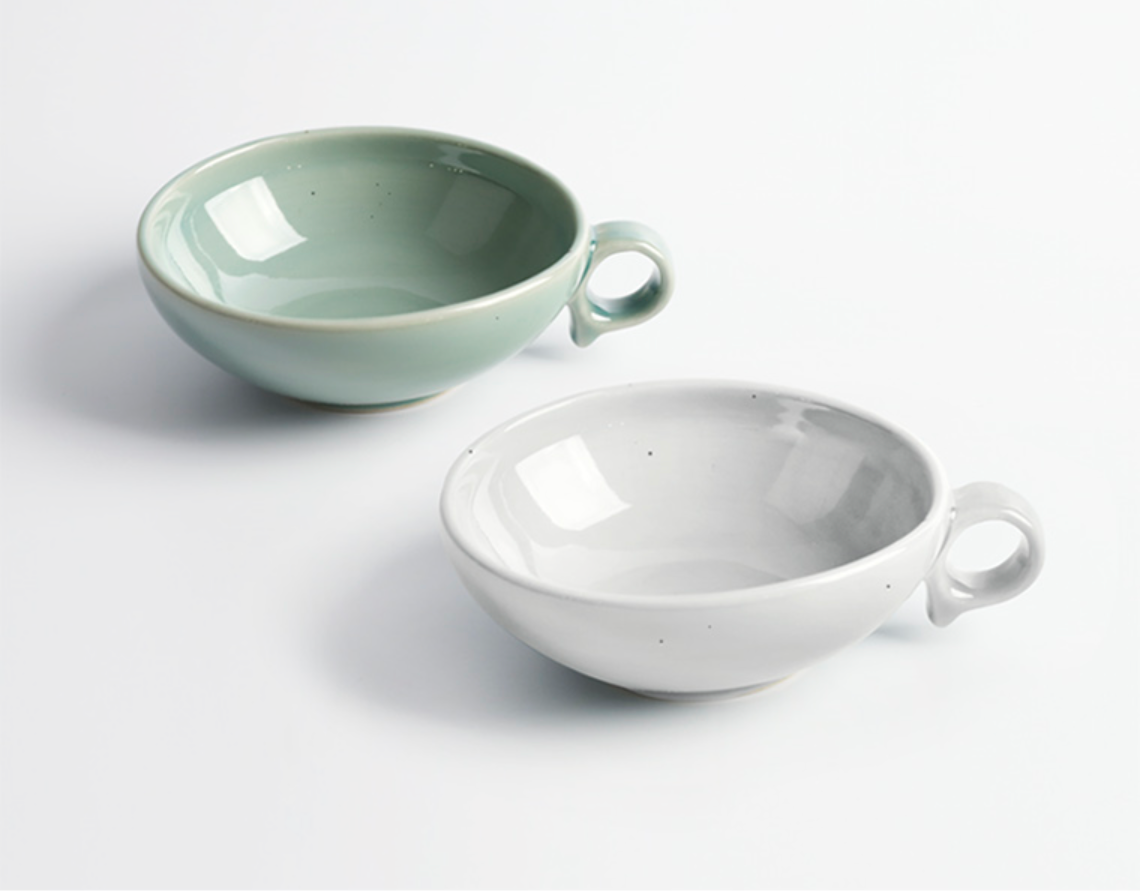 Goryeo[Korean] Celadon Cereal Soup Bowl 2pcs Set