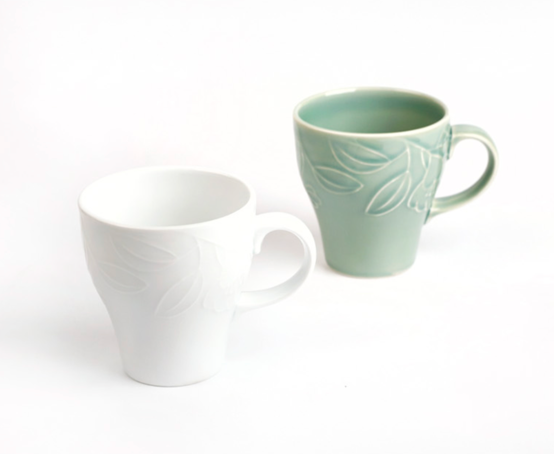 Goryeo[Korean] Celadon Mug Cup 2pcs Set