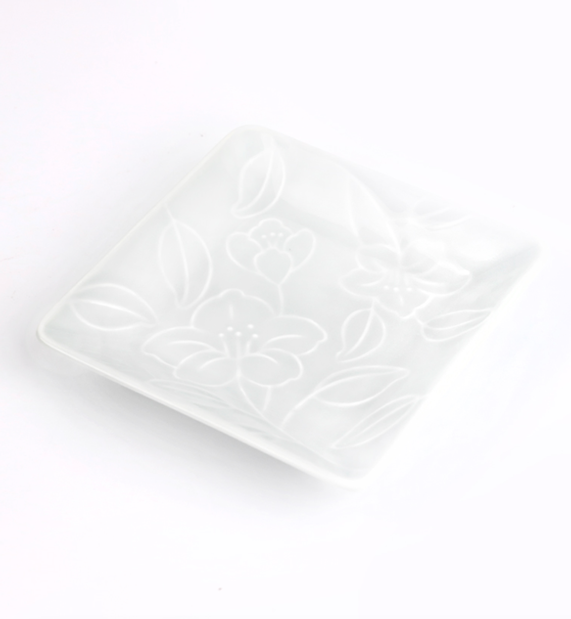 Goryeo[Korean] Celadon Square Plate 3pcs Set