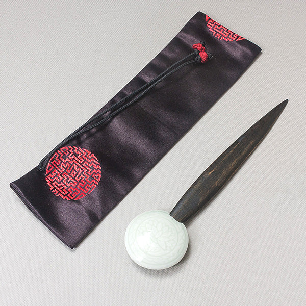 [Gifts] Withe Lotus Flower Letter Opener Envelope knife (S size)