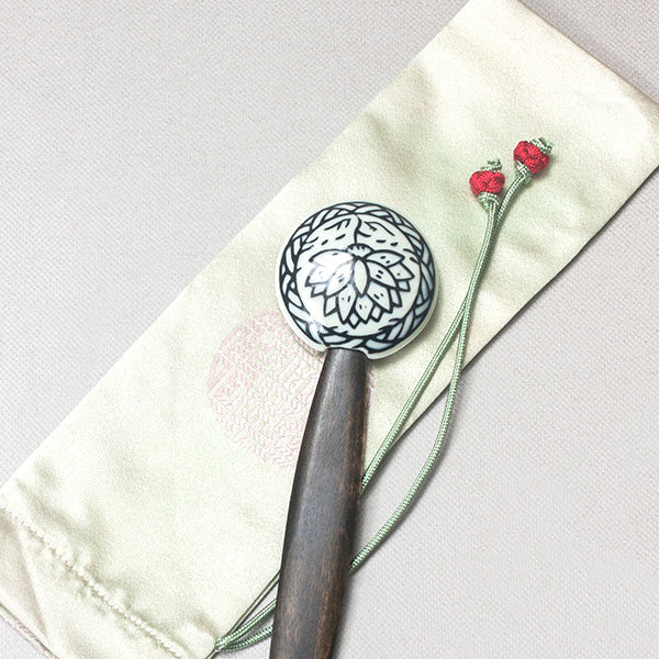 [Gifts] Black Lotus Flower Letter Opener Envelope knife (S size)