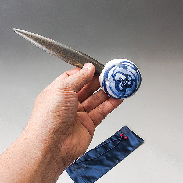 [Gifts] Blue Lotus Flower Letter Opener Envelope knife (M size)