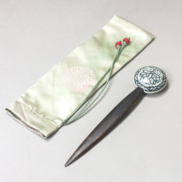 [Gifts] Black Lotus Flower Letter Opener Envelope knife (S size)