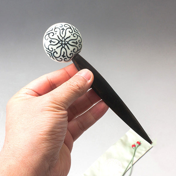 [Gifts] Black Lotus Flower Letter Opener Envelope knife (S size)