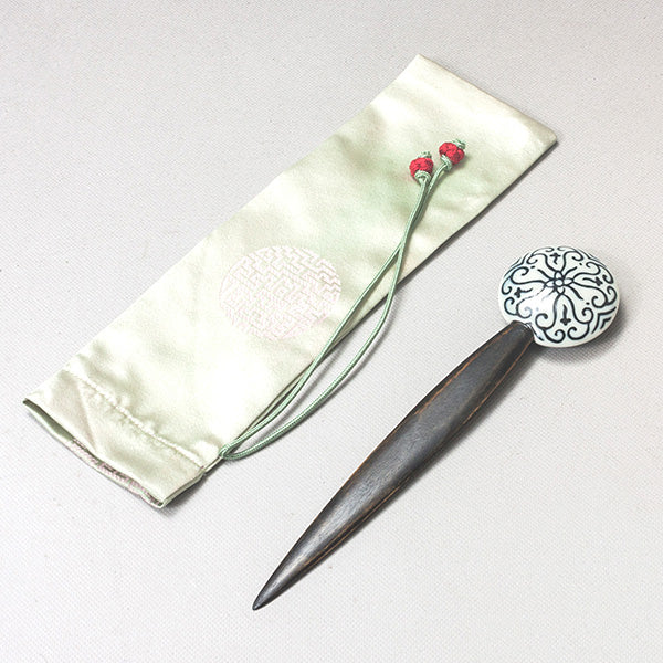 [Gifts] Black Lotus Flower Letter Opener Envelope knife (S size)